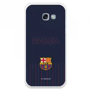 Funda Para Samsung Galaxy A5 2017 Del Barcelona Barsa Fondo Azul - Licencia Oficial Fc Barcelona