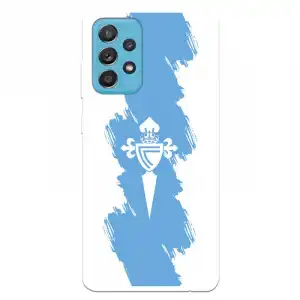 Funda Para Samsung Galaxy A52 5g Del Celta Escudo Trazo Azul - Licencia Oficial Rc Celta
