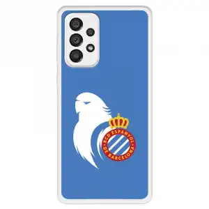 Funda Para Samsung Galaxy A73 5g Del Escudo Perico - Licencia Oficial Rcd Espanyol