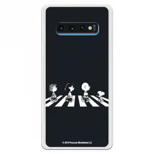 Funda Para Samsung Galaxy S10 Plus Oficial De Peanuts Personajes Beatles - Snoopy