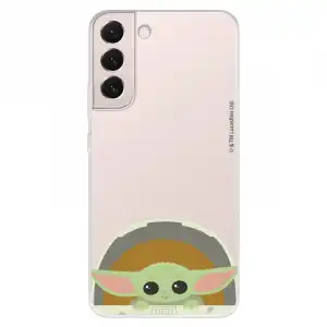 Funda para Samsung Galaxy S22 Oficial de Star Wars Baby Yoda Sonrisas - The Mandalorian