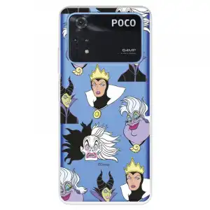 Funda Para Xiaomi Poco M4 Pro 4g Oficial De Disney Villanas Patrón - Villanas Disney