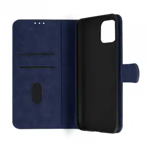 Funda Samsung Galaxy A03 Tarjetero Soporte Vídeo Azul
