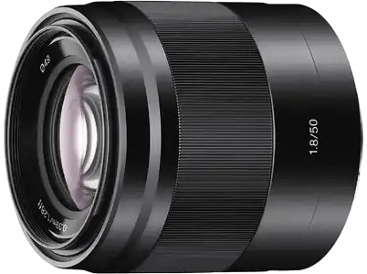 Objetivo EVIL - Sony E 50mm f/1.8 OSS, Negro