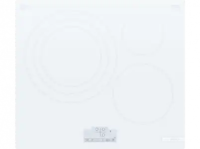 Placa inducción - Bosch PID612BB1E, 3 zonas, 32 cm, 59.2 Zona de Cocción Triple, Sprint, Blanco