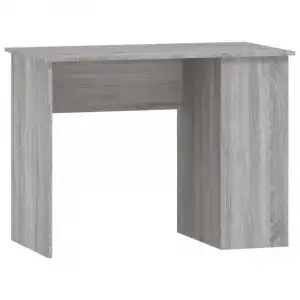 Vidaxl Escritorio De Madera Contrachapada Gris Sonoma 100x55x75 Cm