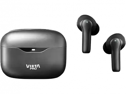 Auriculares True Wireless - Vieta Pro Mute 2, ANC-35db, Dual Pairing, Voice Assistant, 22 hs, Titanio