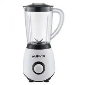 Batidora De Vaso 1300w 1.5l - 2 Velocidades - Chuchillas De Acero Inoxidable - Funcion Pica Hielo - Bloqueo De Seguridad Muvip