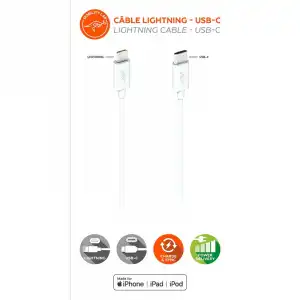 Cable MOBILITY LAB 1m Cable Lightning - USB C Blanco