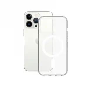 Contact Funda Semirrígida MagCharge para iPhone 13 Pro Transparente