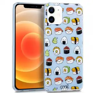 Cool Funda Dibujos Sushi para iPhone 12 Mini