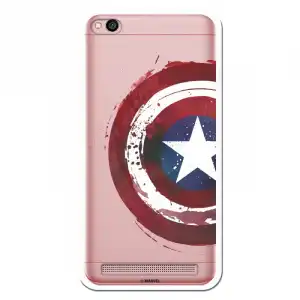Funda Oficial Escudo Capitan America Para Xiaomi Redmi 5a