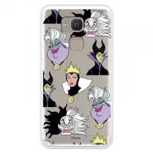 Funda Para Bq Aquaris V Plus Oficial De Disney Villanas Patrón - Villanas Disney