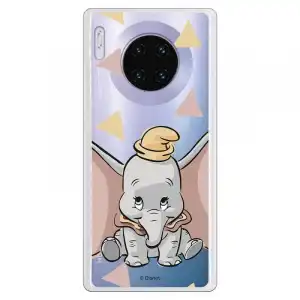 Funda Para Huawei Mate 30 Pro Oficial De Disney Dumbo Silueta Transparente - Dumbo