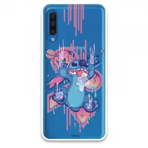 Funda Para Samsung Galaxy A50 Oficial De Disney Stitch Graffiti - Lilo & Stitch