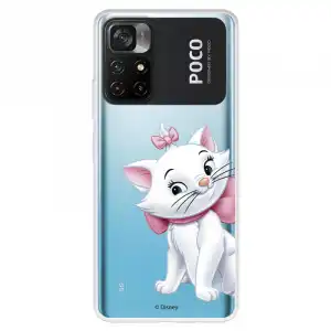 Funda Para Xiaomi Poco M4 Pro 5g Oficial De Disney Marie Silueta - Los Aristogatos