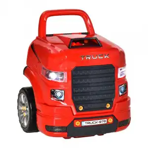 Homcom Motor de Camión Infantil 61 Piezas Rojo