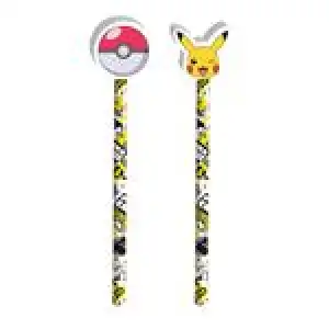 Lápiz con goma decorada Pokémon