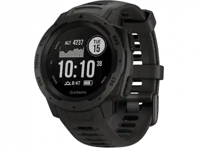 Reloj deportivo - Garmin Instinct 010-02064-00, 45 mm, GPS, Bluetooth, ANT+, 10 ATM, Negro