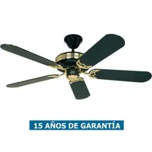 Ventilador De Techo Casafan 513297 Black Magic 132 Negro