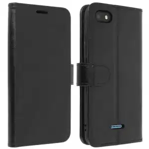 Avizar Funda Cartera Vintage Negra para Xiaomi Redmi 6 /6A