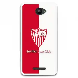 Funda Oficial Sevilla Escudo Bicolor Para Bq Aquaris U Lite