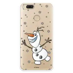Funda Para Xiaomi Mi A1 Oficial De Disney Olaf Transparente - Frozen