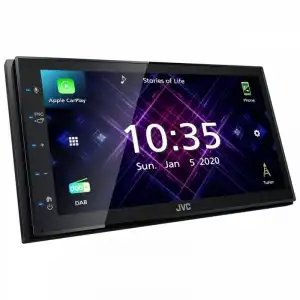 JVC KW-M565DBT Dab+/Bluetooth/Apple CarPlay/Android-Auto/6.8" Táctil