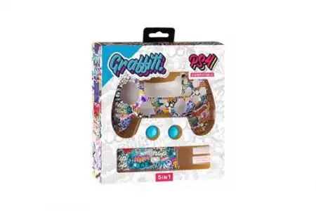 Kit Silicona Grafitti 5 en 1 PS4