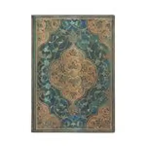 Libreta Flexi Paperblanks Midi rayas Crónicas Turquesas