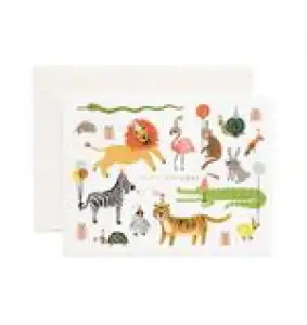 Postal Pepa Paper Happy Birthday Party animals