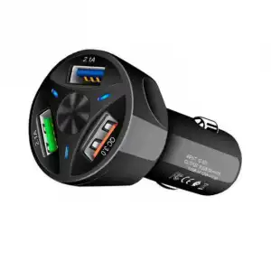 Unotec Cargador de Mechero de Coche QC 3.0 con 3x USB