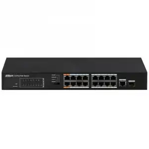 Dahua Technology DH-PFS3117-16ET-135 Switch 16 Puertos Fast Ethernet PoE+ 1 Puerto Combinado PoE