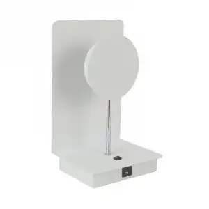 Efectoled Lámpara De Mesa Sombong Con Interruptor Blanco
