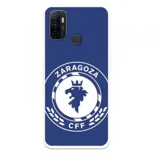 Funda Para Oppo A53 Licencia Oficial Zaragoza Cf Femenino Escudo Grande Fondo Azul