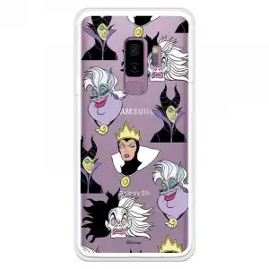 Funda Para Samsung Galaxy S9 Plus Oficial De Disney Villanas Patrón - Villanas Disney