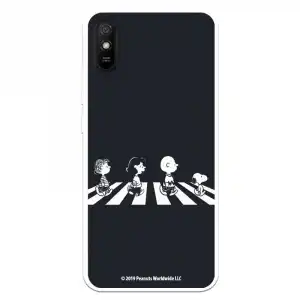 Funda Para Xiaomi Redmi 9a Oficial De Peanuts Personajes Beatles - Snoopy