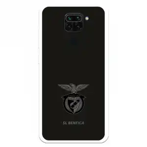 Funda Para Xiaomi Redmi Note 9 Del Escudo Fondo Negro - Licencia Oficial Benfica