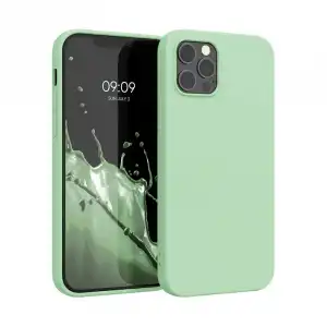 Icoveri Funda de Silicona Verde Compatible con iPhone 12 Pro Max