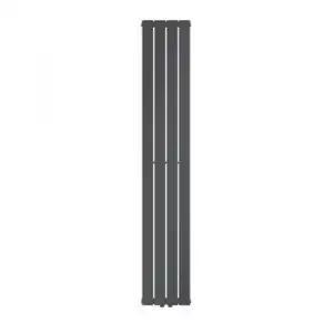 Radiador Monocapa De Panel Para Baño Antracita 300 X 1800 Mm Calefactor De Acero