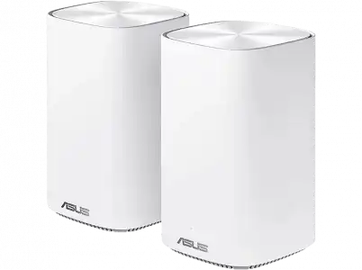 Router inalámbrico - ASUS ZenWifi CD6, Pack de 2 unidades, 1500 Mbps, MIMO, Blanco