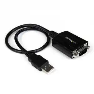 Startech Cable Adaptador USB a Serie RS232 DB9 30cm con Retención del Puerto de Asignación COM