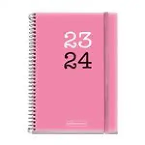 Agenda escolar 2023/2024 Miquelrius Activa semana vista College Rosa catalán