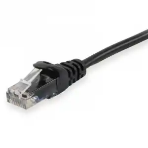 Equip Cable de Red RJ45 U/UTP Cat.5e Negro 0.5m