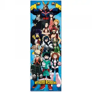Erik Póster Puerta My Hero Academia All Characters 158x53cm