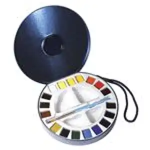 Estuche de acuarelas Canson Aquafine + pincel y paletas
