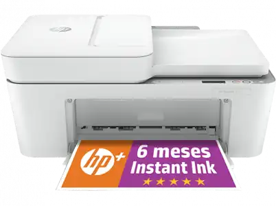 Impresora multifunción - HP DeskJet 4122e, WiFi, USB, color, 6 meses de impresión Instant Ink con HP+, 26Q92B