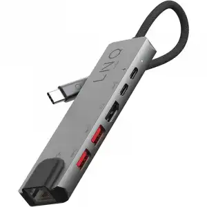 Linq 6 en 1 PRO USB-C Hub Multipuerto