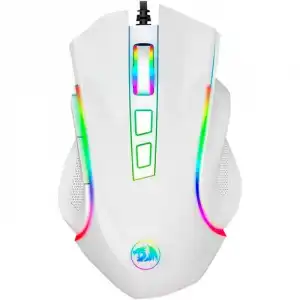 Redragon M607W Griffin Ratón Gaming RGB 7200 DPI Blanco