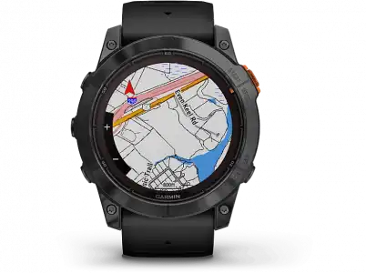 Reloj deportivo - Garmin Fénix 7X Pro, Negro, Carga Solar, 127-210 mm, 1.4", Multideporte, GPS